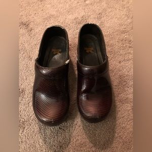 Danskos nursing clogs.